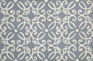 Nourison Decor DER13 Light Blue Area Rug main image