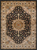 Nourison Delano DEL04 Black Area Rug 9' X 12'