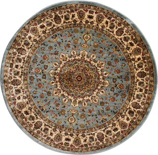 Nourison Delano DEL04 Blue Area Rug 7'10'' X ROUND