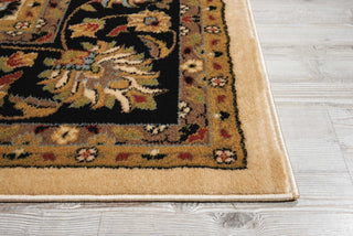 Nourison Delano DEL01 Ivory/Black Area Rug Detail Image