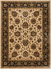 Delano DEL01 Ivory/Black Area Rug by Nourison Main Image