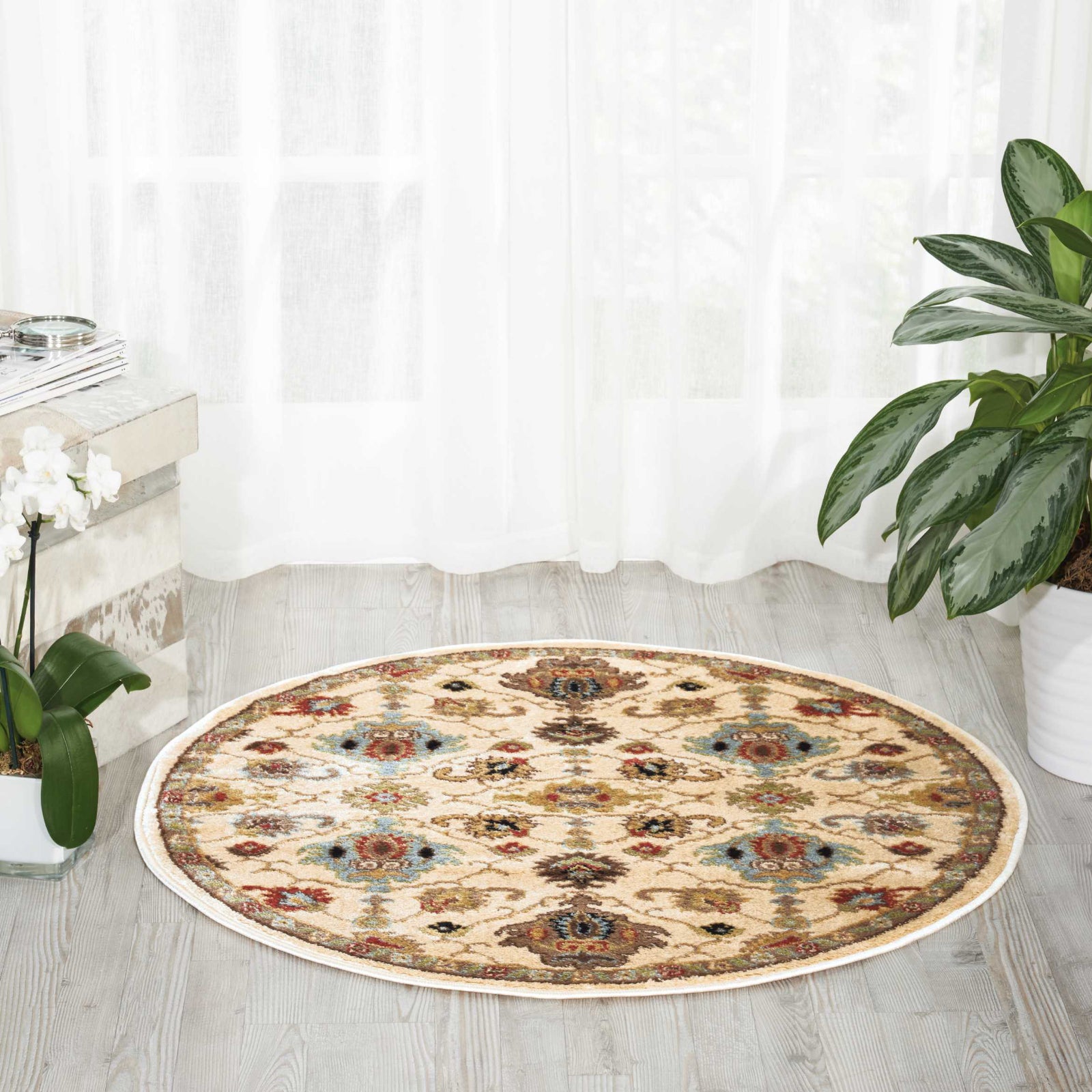 Nourison Delano DEL02 Ivory Area Rug – Incredible Rugs and Decor