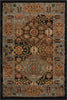 Nourison Delano DEL03 Black/Blue Area Rug 2' X 3'