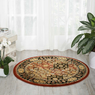 Nourison Delano DEL03 Multicolor Area Rug Room Image