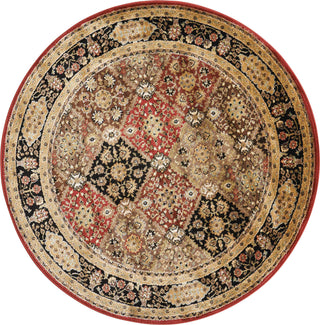 Nourison Delano DEL03 Multicolor Area Rug 5'3'' X 5'3'' Round