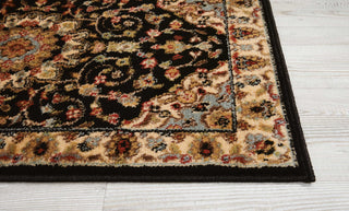 Nourison Delano DEL04 Black Area Rug Detail Image