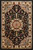 Nourison Delano DEL04 Black Area Rug 2' X 3'