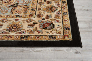 Nourison Delano DEL04 Black Area Rug Detail Image