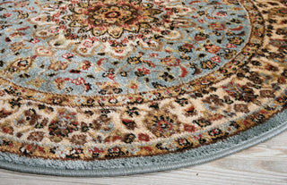 Nourison Delano DEL04 Blue Area Rug Detail Image