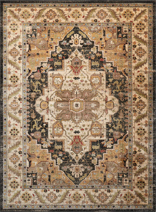 Nourison Delano DEL05 Black Area Rug