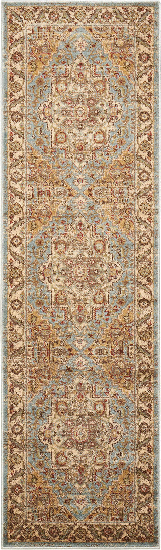 Nourison Delano DEL05 Blue Area Rug