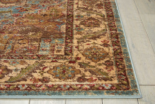 Nourison Delano DEL05 Blue Area Rug Detail Image