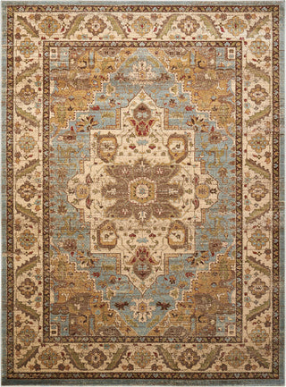 Delano DEL05 Blue Area Rug by Nourison Main Image