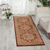 Nourison Delano DEL05 Brick Area Rug Room Image