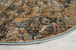 Nourison Delano DEL06 Blue Area Rug Detail Image