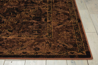 Nourison Delano DEL07 Espresso Area Rug Detail Image