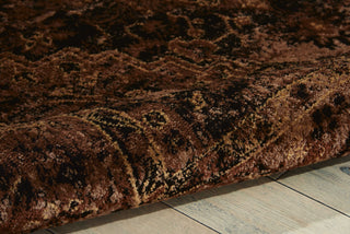 Nourison Delano DEL07 Espresso Area Rug Detail Image