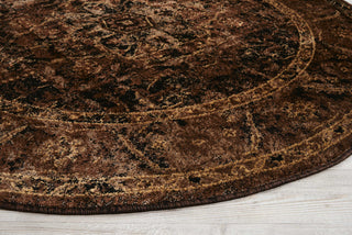 Nourison Delano DEL07 Espresso Area Rug Detail Image