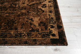 Nourison Delano DEL07 Espresso Area Rug Detail Image