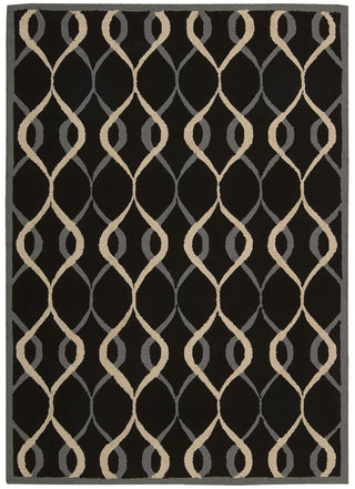 Nourison Decor DER04 Black Area Rug main image