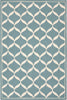 Nourison Decor DER06 Aqua White Area Rug