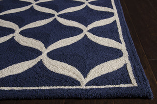 Nourison Decor DER06 Navy White Area Rug 5' X 7'