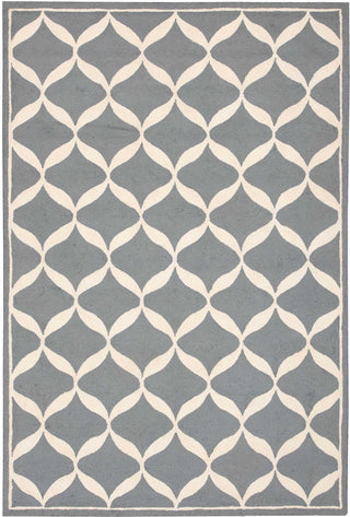 Nourison Decor DER06 Slate White Area Rug Main Image