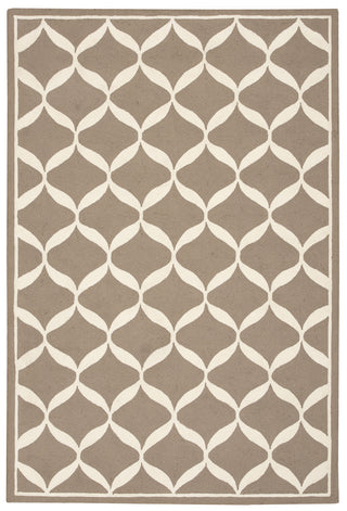 Nourison Decor DER06 Taupe White Area Rug main image