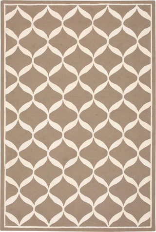 Nourison Decor DER06 Taupe White Area Rug Main Image