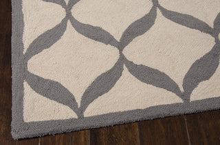 Nourison Decor DER06 White/Light Grey Area Rug 5' X 7'
