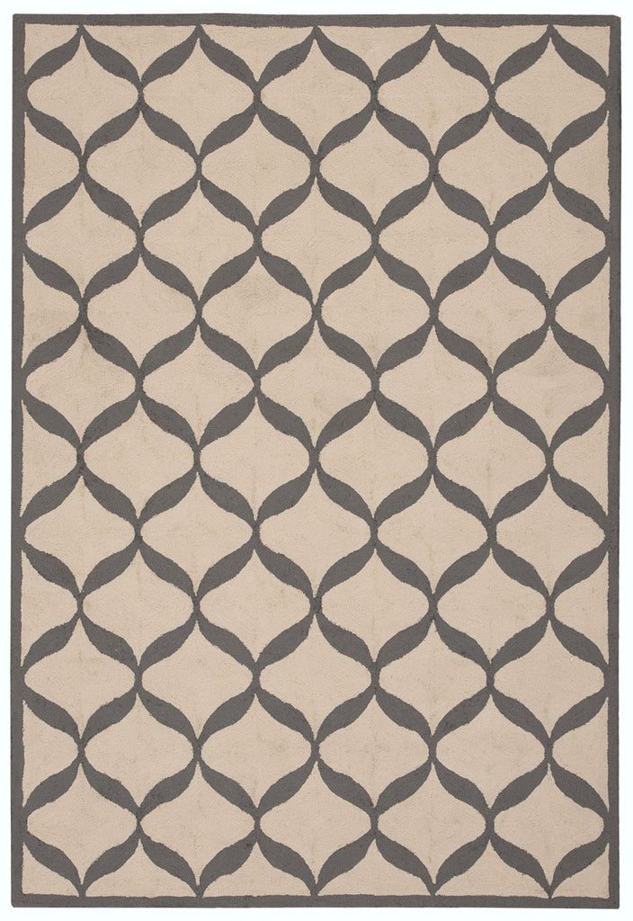 Nourison Decor DER06 White/Light Grey Area Rug main image
