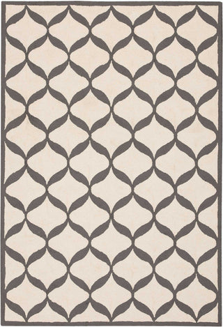 Nourison Decor DER06 White/Light Grey Area Rug Room Image Feature