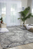 Nourison Divine DIV01 Charcoal Area Rug Room Image Feature