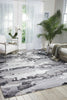 Nourison Divine DIV07 Smoke Area Rug Room Image Feature
