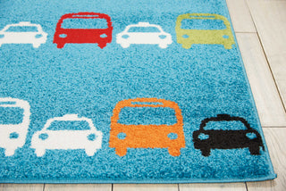 Nourison Dws02 Miles DS200 Blue Area Rug Detail Image