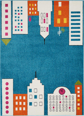 Nourison Dws02 Miles DS201 Blue Area Rug Main Image