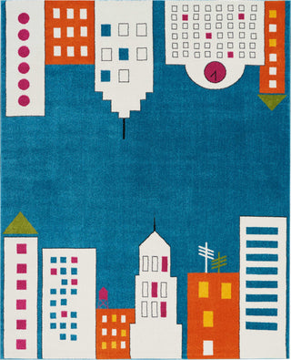 Dws02 Miles DS201 Blue Area Rug by Nourison 8' X 10'