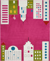 Dws02 Miles DS201 Pink Area Rug by Nourison 8' X 10'