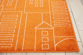 Dws02 Miles DS202 Orange Area Rug by Nourison Detail Image