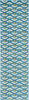 Dws03 Harper DS300 Blue Area Rug by Nourison 2'2'' X 7'6''