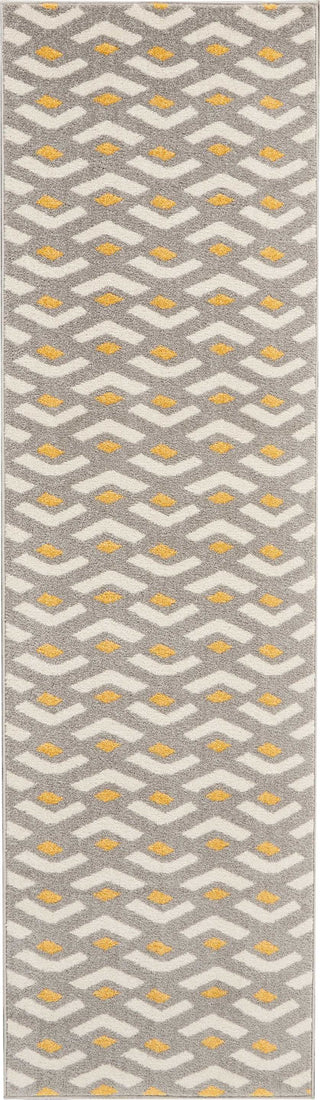 Dws03 Harper DS300 Grey Area Rug by Nourison 2'2'' X 7'6''