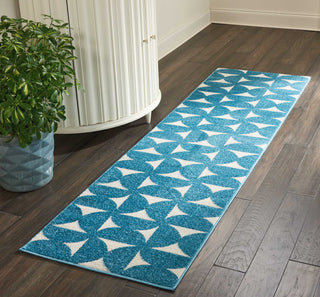 Dws03 Harper DS301 Blue Area Rug by Nourison Room Image