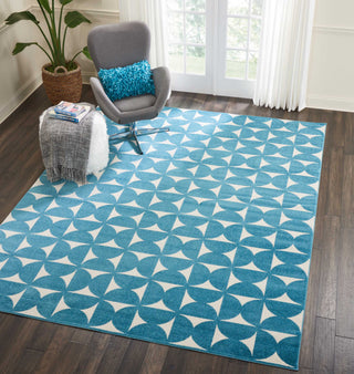 Dws03 Harper DS301 Blue Area Rug by Nourison Room Image