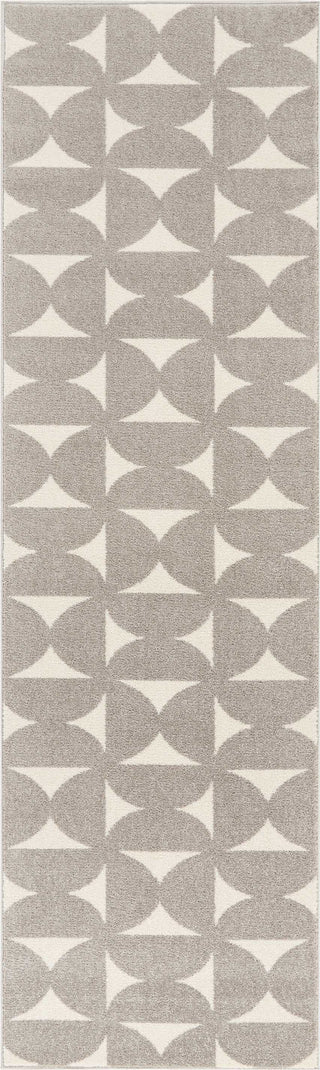 Dws03 Harper DS301 Grey Area Rug by Nourison 2'2'' X 7'6''