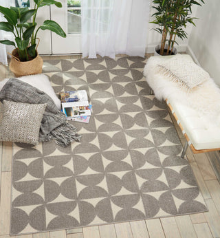 Nourison Dws03 Harper DS301 Grey Area Rug Room Image Feature