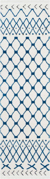 Dws05 Kamala DS500 White Blue Area Rug by Nourison 2'2'' X 7'6''