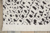 Dws05 Kamala DS502 White/Black Area Rug by Nourison Corner Image