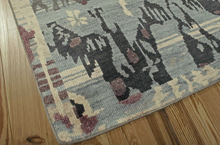 Nourison Dune DUN02 Mineral Area Rug Corner Image