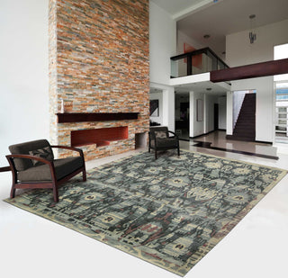 Nourison Dune DUN02 Mineral Area Rug Room Image Feature