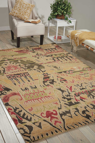 Nourison Dune DUN01 Earth Area Rug Room Image Feature